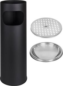 Kosz na śmieci Metlex popielnica czarny 6