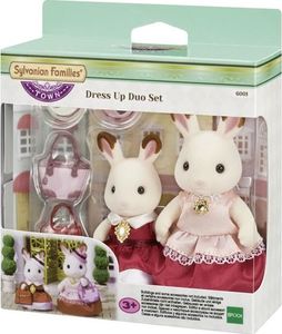 Figurka Epoch Sylvanian Families Town Series Zestaw dwóch elegancko ubranych królików 1
