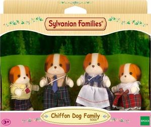 Figurka Epoch Sylvanian Families Rodzina łaciatych piesków 4