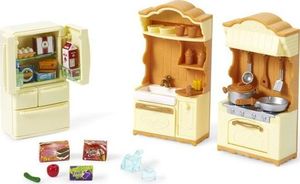 Figurka Epoch Sylvanian Families Wiejska kuchnia z lodówką 3