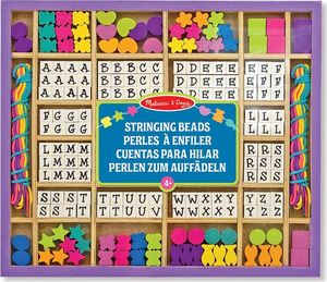 Melissa & Doug Zestaw koralików z literkami 1