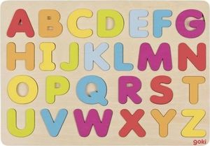 Goki Goki Puzzle kolorowy alfabet na nauki liter 1