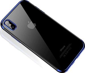 Hurtel Clear Color case żelowy pokrowiec etui z metaliczną ramką Xiaomi Redmi Note 7 niebieski uniwersalny 5