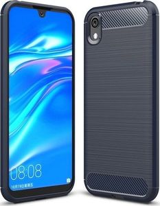 Hurtel Carbon Case elastyczne etui pokrowiec Huawei Y5 2019 niebieski uniwersalny 1
