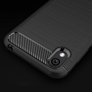 Hurtel Carbon Case elastyczne etui pokrowiec Huawei Y5 2019 czarny uniwersalny 3