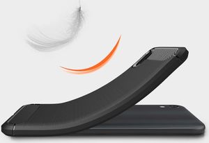 Hurtel Carbon Case elastyczne etui pokrowiec Huawei Y5 2019 czarny uniwersalny 4