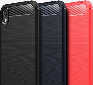 Hurtel Carbon Case elastyczne etui pokrowiec Huawei Y5 2019 czarny uniwersalny 6