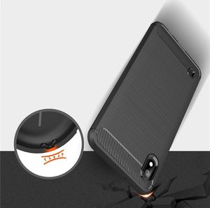 Hurtel Carbon Case elastyczne etui pokrowiec Samsung Galaxy A10 czarny uniwersalny 2