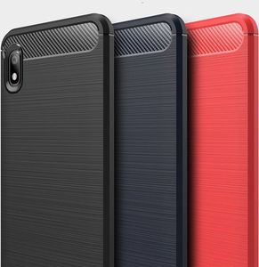 Hurtel Carbon Case elastyczne etui pokrowiec Samsung Galaxy A10 czarny uniwersalny 5