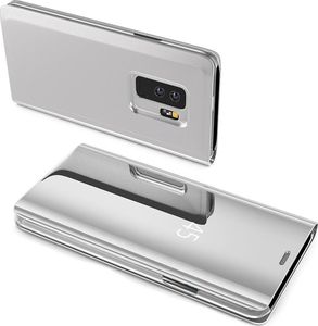 Hurtel Clear View Case futerał etui z klapką Huawei Y6 2019 srebrny uniwersalny 2