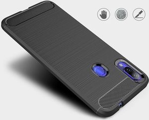Hurtel Carbon Case elastyczne etui pokrowiec Xiaomi Redmi 7 czarny uniwersalny 2