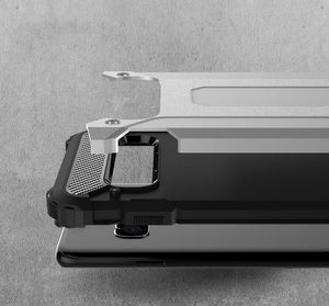 Hurtel Hybrid Armor pancerne hybrydowe etui pokrowiec Samsung Galaxy S10 Plus srebrny uniwersalny 5