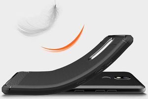 Hurtel Carbon Case elastyczne etui pokrowiec LG K40 X420 czarny uniwersalny 6