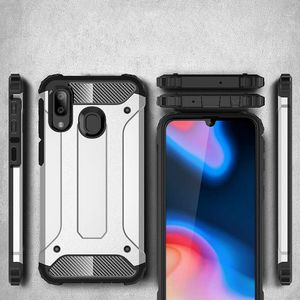 Hurtel Hybrid Armor pancerne hybrydowe etui pokrowiec Samsung Galaxy A40 złoty uniwersalny 3