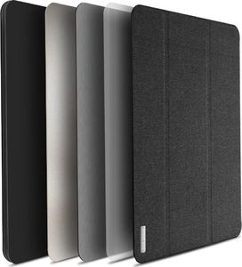 Etui na tablet Dux Ducis DUX DUCIS Domo składany pokrowiec etui na tablet z funkcją Smart Sleep podstawka iPad mini 2019 różowy uniwersalny 10