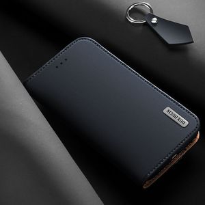 Dux Ducis Wish skórzane etui pokrowiec ze skóry naturalnej Huawei P30 Pro niebieski uniwersalny 13