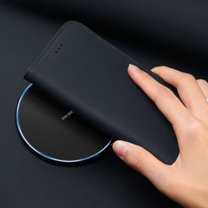 Dux Ducis Wish skórzane etui pokrowiec ze skóry naturalnej Huawei P30 Pro niebieski uniwersalny 15