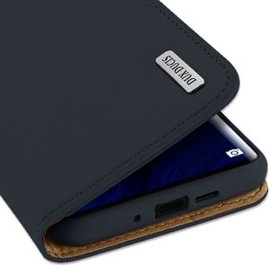 Dux Ducis Wish skórzane etui pokrowiec ze skóry naturalnej Huawei P30 Pro niebieski uniwersalny 3