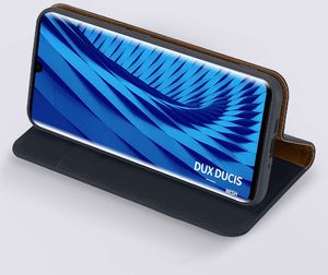 Dux Ducis Wish skórzane etui pokrowiec ze skóry naturalnej Huawei P30 Pro niebieski uniwersalny 10