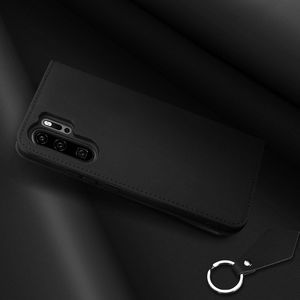 Dux Ducis Wish skórzane etui pokrowiec ze skóry naturalnej Huawei P30 Pro czarny uniwersalny 12