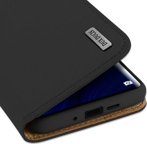 Dux Ducis Wish skórzane etui pokrowiec ze skóry naturalnej Huawei P30 Pro czarny uniwersalny 3