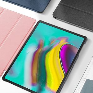 Etui na tablet Dux Ducis DUX DUCIS Domo składany pokrowiec etui na tablet z funkcją Smart Sleep podstawka Samsung Galaxy Tab S5e T720 T725 czarny uniwersalny 8