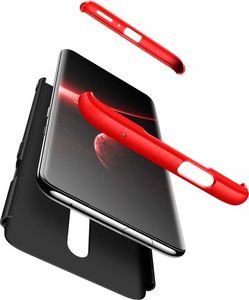 GKK 360 Protection Case etui na całą obudowę przód + tył OnePlus 7 Pro czarno-czerwony uniwersalny 2