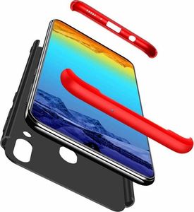 GKK 360 Protection Case etui na całą obudowę przód + tył Samsung Galaxy A40 czarno-czerwony uniwersalny 2