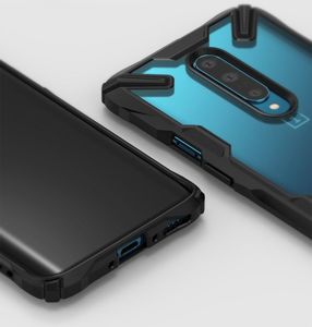 Ringke Ringke Fusion X etui pancerny pokrowiec z ramką OnePlus 7 Pro czarny (FXOP0001) uniwersalny 7