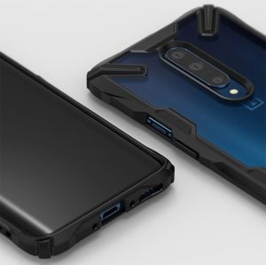 Ringke Ringke Fusion X Design etui pancerny pokrowiec z ramką OnePlus 7 Pro czarny (XDOP0001) uniwersalny 2