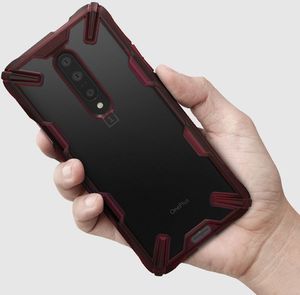 Ringke Ringke Fusion X Design etui pancerny pokrowiec z ramką OnePlus 7 Pro czarny (XDOP0001) uniwersalny 6