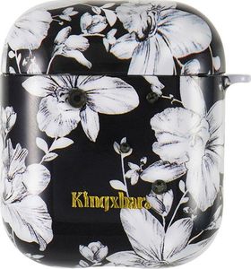 Kingxbar Kingxbar AirPods Case silikonowe etui pudełeczko na słuchawki AirPods Lily uniwersalny 1