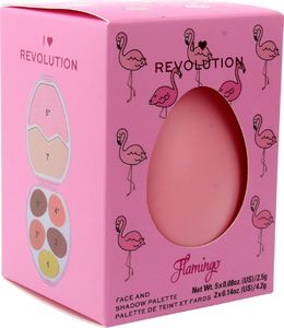 Makeup Revolution I Heart Revolution Easter Egg Zestaw do makijażu (cienie+rozświetlacze) Flamingo 1szt 1