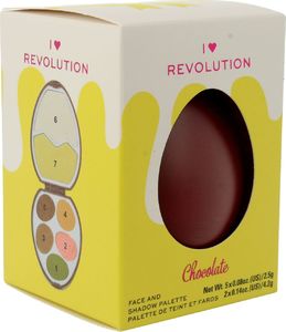 Makeup Revolution I Heart Revolution Easter Egg Zestaw do makijażu (cienie+rozświetlacze) Chocolate 1szt 1