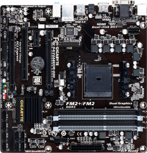 Płyta główna Gigabyte GA-F2A88XM-D3H, A88X, DualDDR3-2133, SATA3, RAID, mATX (GA-F2A88XM-D3H) 2