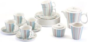 Gerlach Porcelana Venus zestaw do kawy i herbaty. Zestaw 21 elementowy dla 6 osób 1