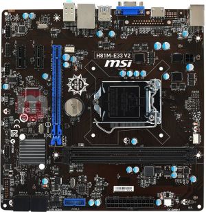 Płyta główna MSI H81M-E33 V2 /H81/DDR3/SATA3/USB3/s.1150/mATX (H81M-E33 V2) 2