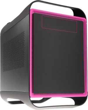 Obudowa BitFenix Prodigy Mini-ITX Solid - czarno różowa 1