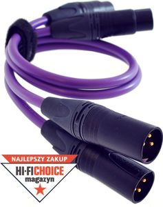 Kabel Melodika XLR x2 - XLR x2 3m fioletowy 2