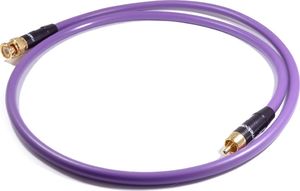 Kabel Melodika RCA (Cinch) - BNC 0.5m fioletowy 1