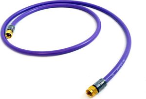Kabel Melodika Antenowy (F) 0.5m fioletowy 1