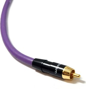 Kabel Melodika RCA (Cinch) - RCA (Cinch) 1m fioletowy 1
