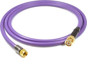 Kabel Melodika BNC - F 0.5m fioletowy 1
