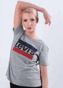 Levi`s Koszulka damska The Perfect Tee Sportswear Logo Smokestack Heather r. S 1