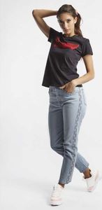 Levi`s THE PERFECT GRAPHIC TEE 0201 LARGE BATWING BLACK - S - damskie - czarny 3