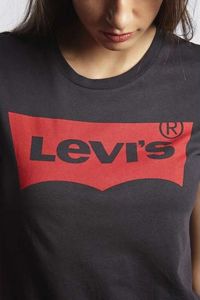 Levi`s THE PERFECT GRAPHIC TEE 0201 LARGE BATWING BLACK - XS - damskie - czarny 2