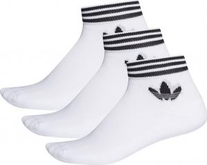 Adidas Skarpety Originals Trefoil Ankle Socks 3P białe r. 35-38 (EE1152) 1