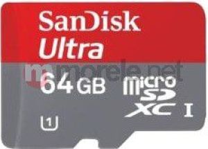 Karta SanDisk Ultra MicroSDXC 64 GB Class 10  (Ultra microSDHC 64GB Card + SD Adapter Class 10 (1238490000)) 1