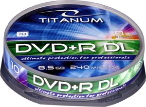 Titanum DVD+R 8.5GB 8x DL Cake 10szt. (1249) 1