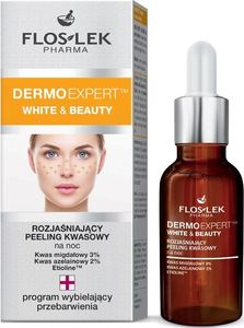 FLOSLEK Peeling do twarzy Pharma Dermo Expert White&Beauty rozjaśniający 30ml 1
